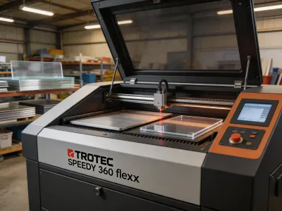 Trotec Speedy 360 flexx mid-format dual source laser engraver