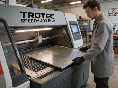 Trotec Speedy 400 flexx large-format dual source laser