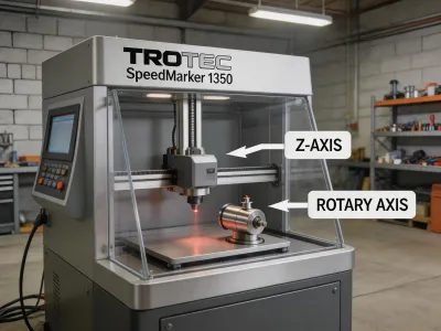 Trotec SpeedMarker 1350 workstation fiber marker