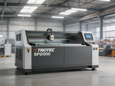 Trotec SP2000 large format CO2 laser cutter